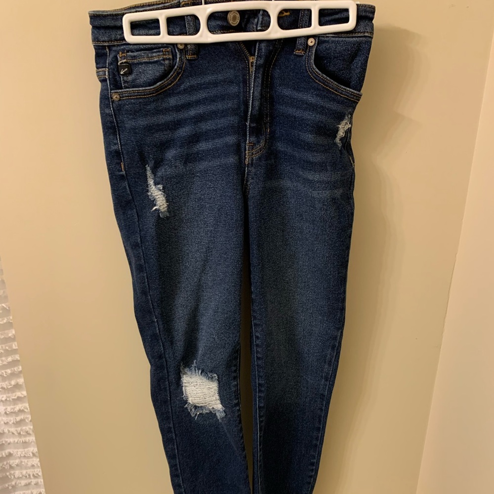 Dark Blue Denim Skinny Jeans